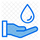 Water Hand Ecology Icon