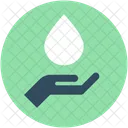 Water Care Hand Icon