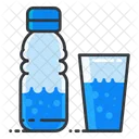 Water Fitness Bottle Icon
