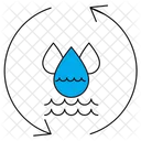Water Drops Refresh Icon