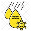 Water Drop Gear Icon