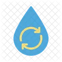Water Droplet Recycle Icon
