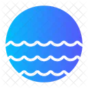 Water Waves Sea Bottom Icon