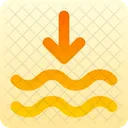 Water Arrow Down Sea Arrow Icon