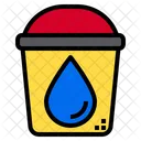 Water Backet Shield Protection Icon