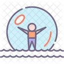 Water Ball Water Walking Ball Water Ball Ride Icon