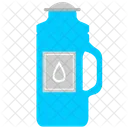 Water Bottle Fitness Icon