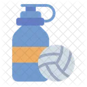 Water Bottle Bottle Volleyball Icon