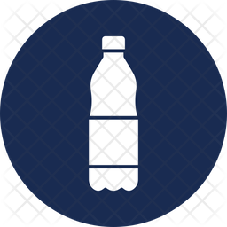 Premium Vector  Plastic bottle and glass of water flat icon