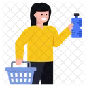 Beverage Buy Water Shopping Icon