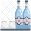 Water Bottle Water Glass Icon