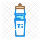 Water Bottle Titanium Icon