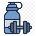 Water Bottle Hydration Drink Icon