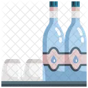 Water Bottle Water Glass Icon