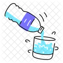 Water Bottle Aqua Bottle Water Glass Icon