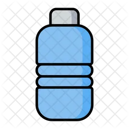 Water bottle line icon plastic bottle.  Icon
