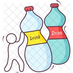 Water Bottles  Icon