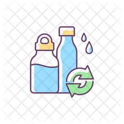 Water Bottles Refill  Icon
