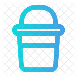 Water Bucket  Icon