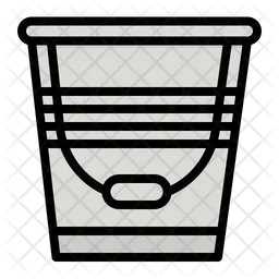 Water Bucket  Icon