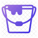 Water Bucket Container Equipment Icon