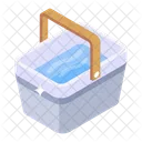 Water Bucket Water Basket Water Tub Icon