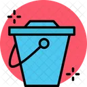 Water Bucket Gardening Housework Icon