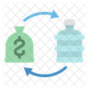 Water Trading Sell Icon