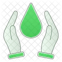 Water Care Green Icon