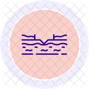 Water Channels In Field Water Channels Icon