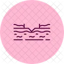 Water Channels In Field Water Channels Icon
