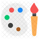 Water Colors Color Palette Painting Icon