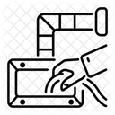 Water Condenser Cooling Heat Exchanger Icon