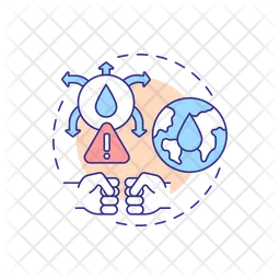 Water conflict  Icon