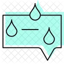 Water Conservation Color Shadow Thinline Icon Icon