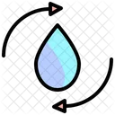 Water Cycle Recycle Water Rain Icon