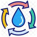 Water Cycle Cycle Ecology Icon