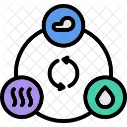 Water Cycle  Icon