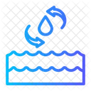 Water Cycle Recycle Water Water Energy Icon