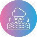 Water Cycle Arrows Circulation Icon