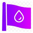 Water Day Flag Enviroment Icon