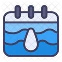 Water Season Calendar Water Event Icon