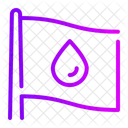Water Day Flag Enviroment Icon
