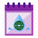 Water Days Water Day Internatinal Days Icon