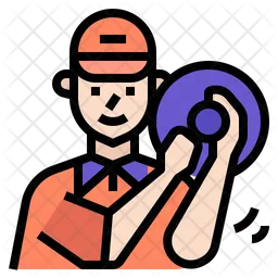 Water Delivery Boy  Icon