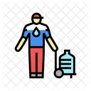 Water Delivery Man  Icon