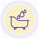 Water Distribution Hub Irrigation Pump Icon