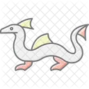 Water Dragon Waterdragon Reptile Icon