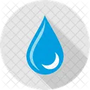 Water Drop Drop Moon Icon