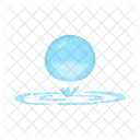 Water Liquid Blue Icon